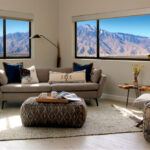 Santa Rosa Suite The Santa Rosa Spa Suite with 1000 sq ft of space with living room area, couch, fireplace, bistro table and fantastic views