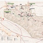 Map of Joshua Tree National Park showing directions from Azure Palm Hot Springs