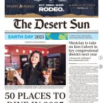 Desert Sun headline about 50 Best Places to Dine